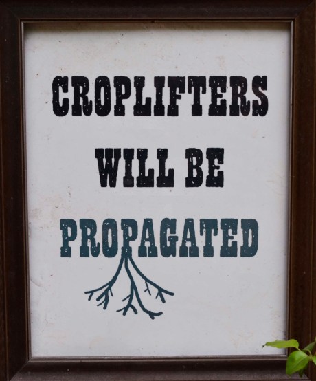 Croplifters Sign